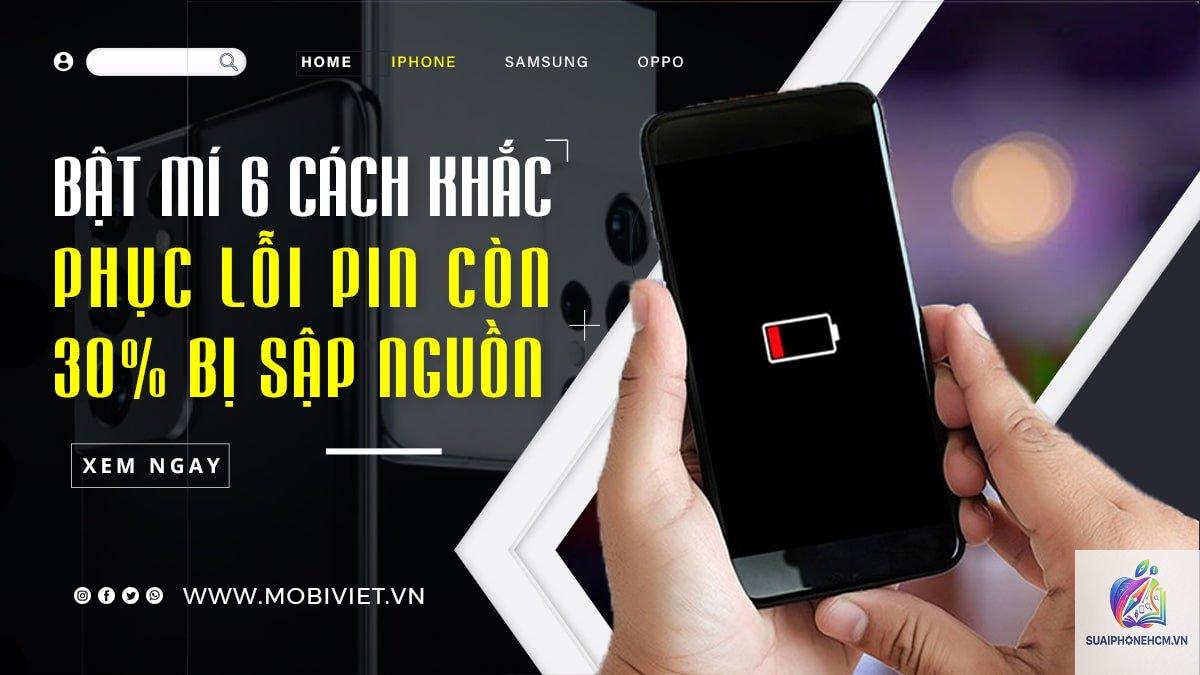 iPhone pin còn 30 tự tắt máy - Hình 4