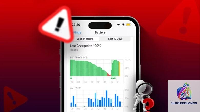 iPhone pin tụt nhanh dù không sử dụng