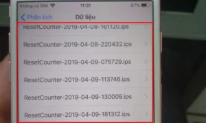 iPhone reset bị lỗi