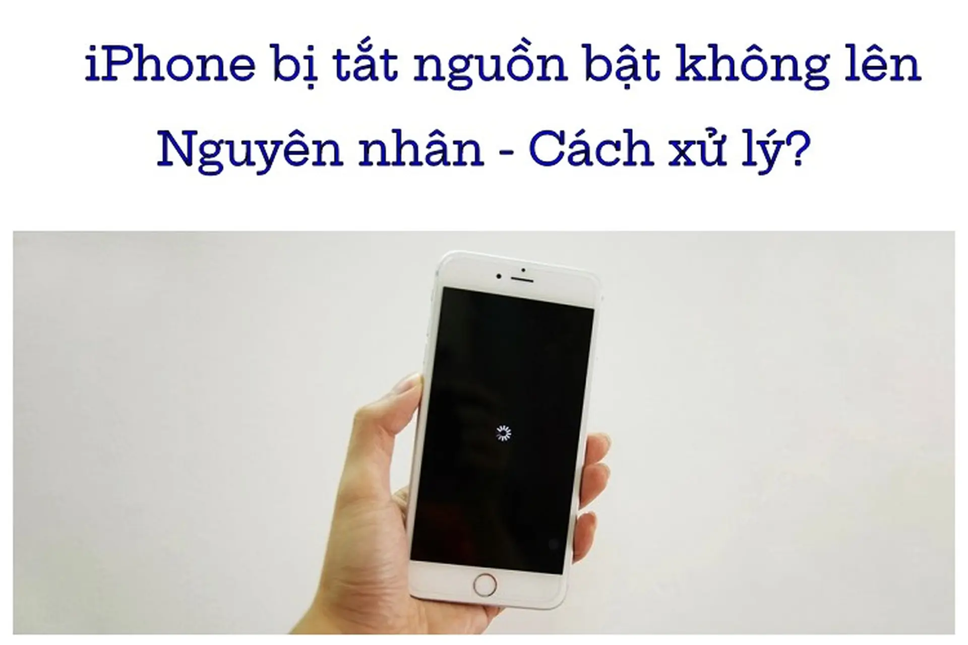 iPhone reset xong không lên nguồn - Hình 5