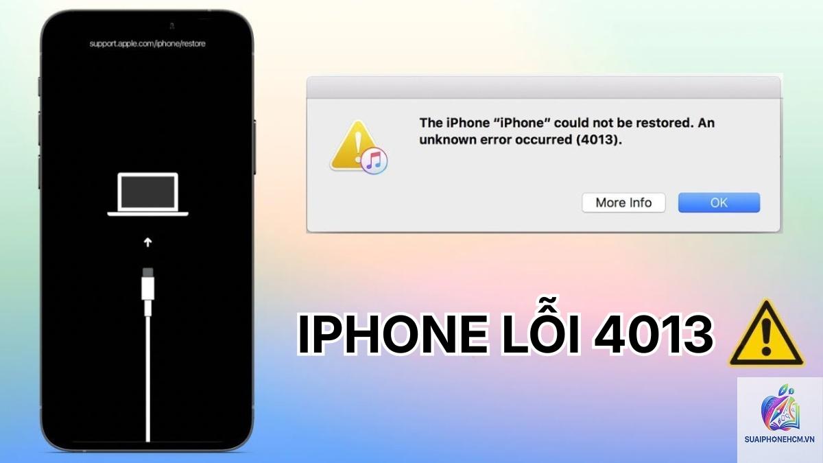 iPhone restore bị lỗi 4013 - Hình 3