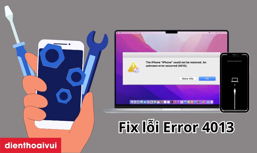 iPhone restore bị lỗi 4013 - Hình 4