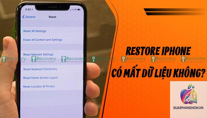 iPhone restore mất dữ liệu - Hình 5
