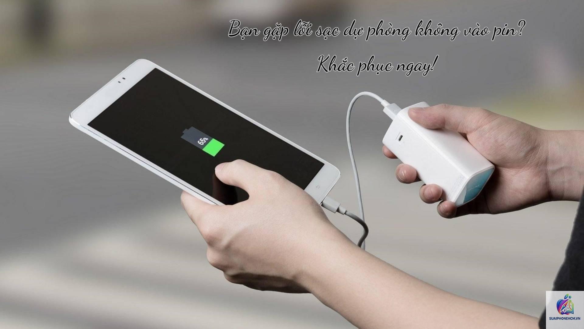 iPhone sạc bằng sạc dự phòng không vào - Hình 1