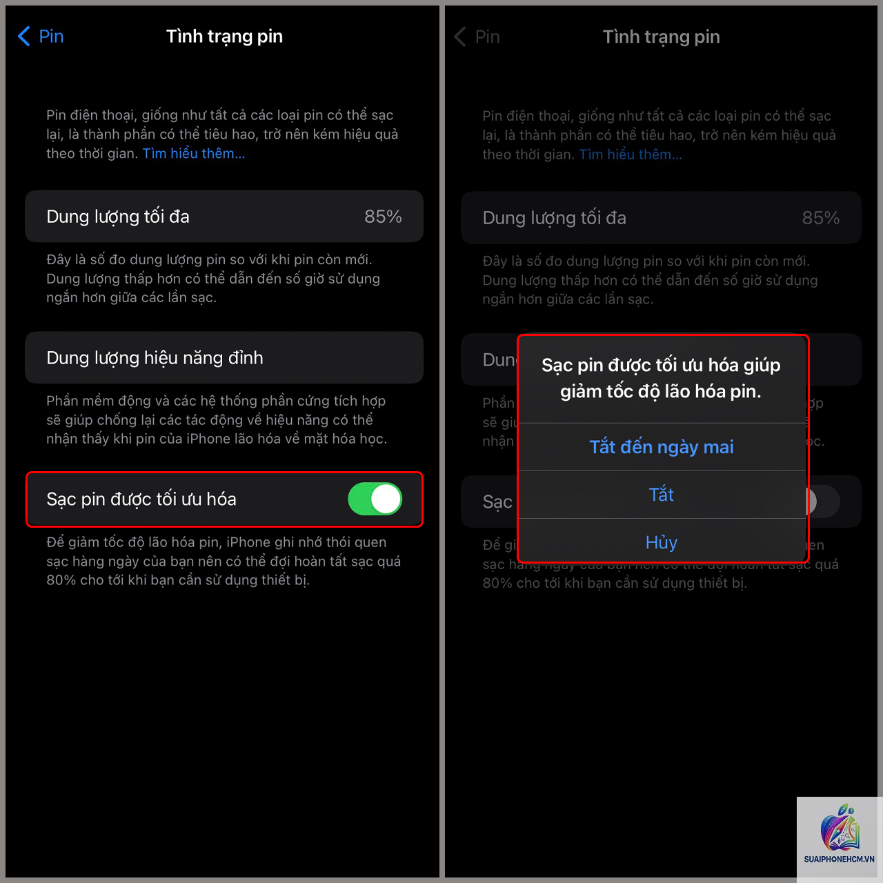 iPhone sạc đến 99 không lên 100 - Hình 4