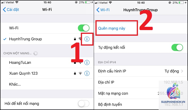 iPhone tự ngắt WiFi liên tục - Hình 2