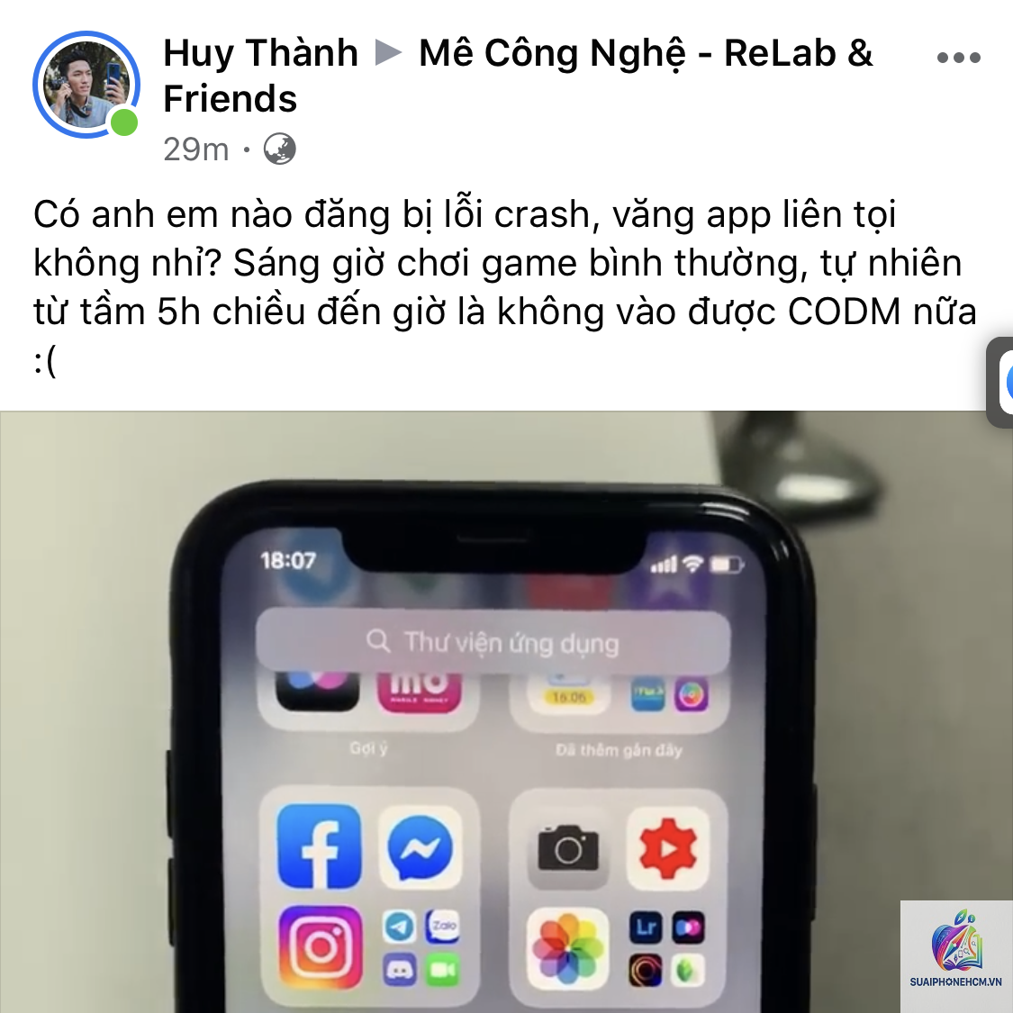 iPhone ứng dụng bị crash - Hình 4