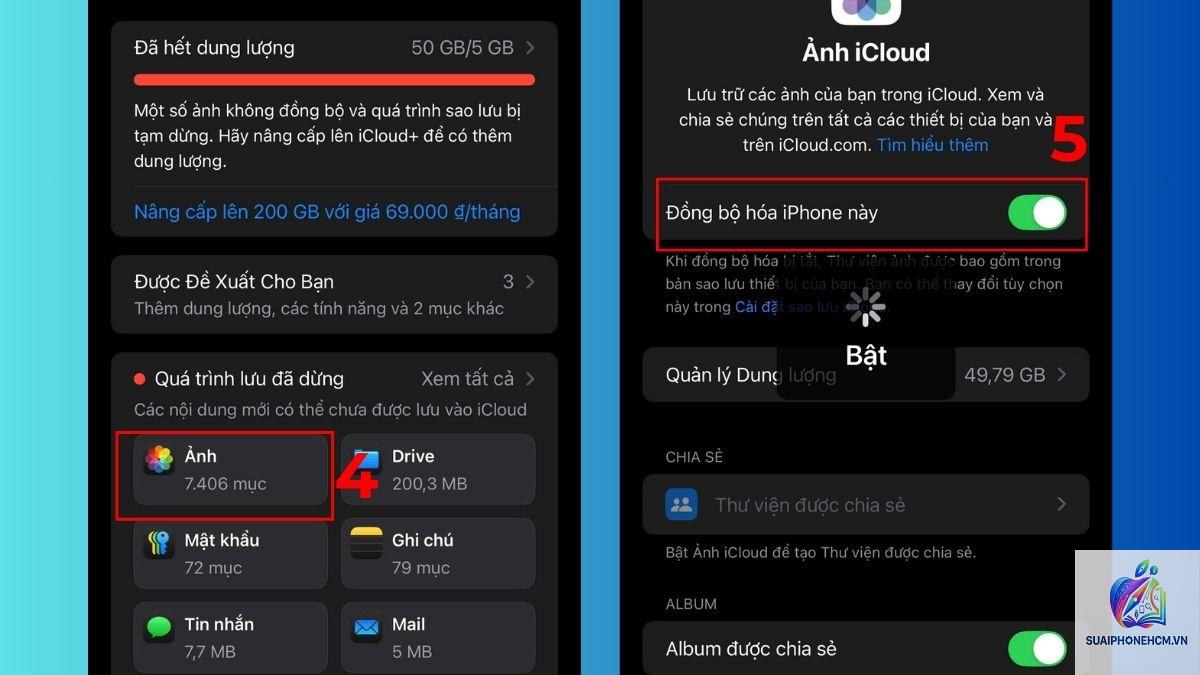 icloud ảnh không đồng bộ - Hình 1