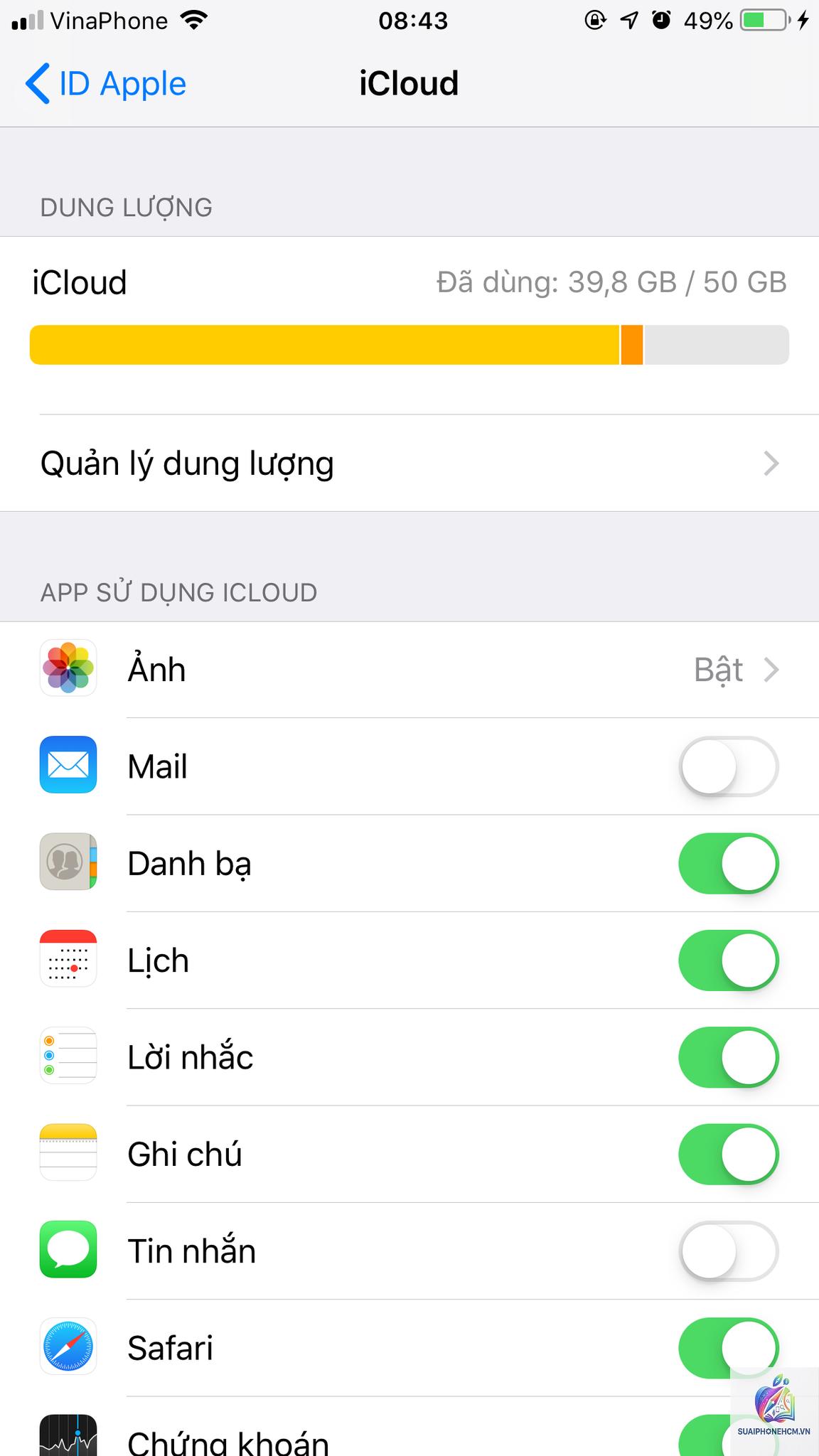 icloud ảnh không tải lên - Hình 1