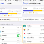 icloud bị đầy dung lượng trên iphone