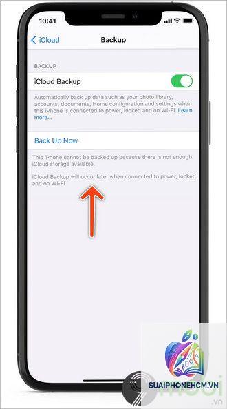 icloud bị lỗi backup tự động - Hình 5