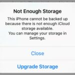 icloud drive bị lỗi trên iphone