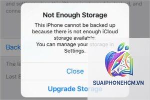 icloud drive bị lỗi trên iphone