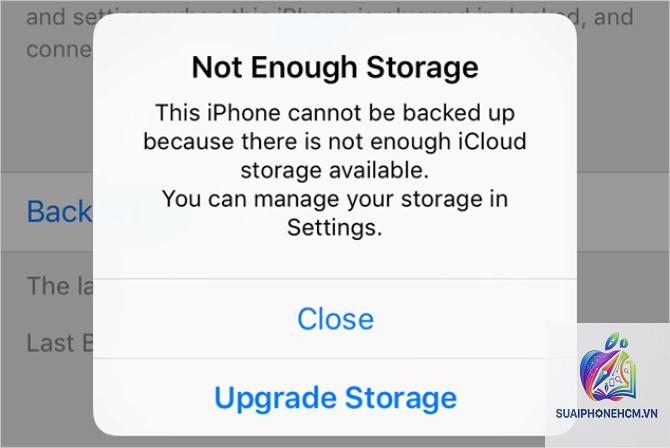 icloud drive bị lỗi trên iphone
