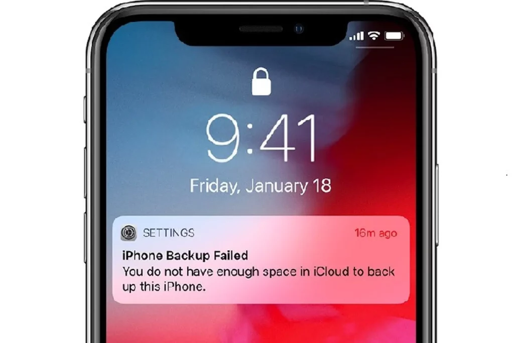 icloud không backup được trên iphone