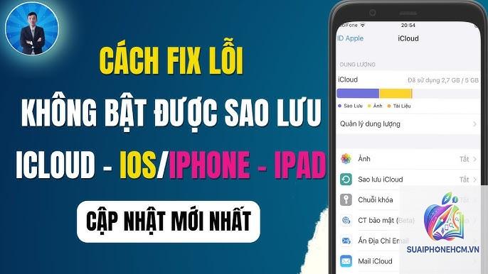 icloud không bật được trên iphone - Hình 2