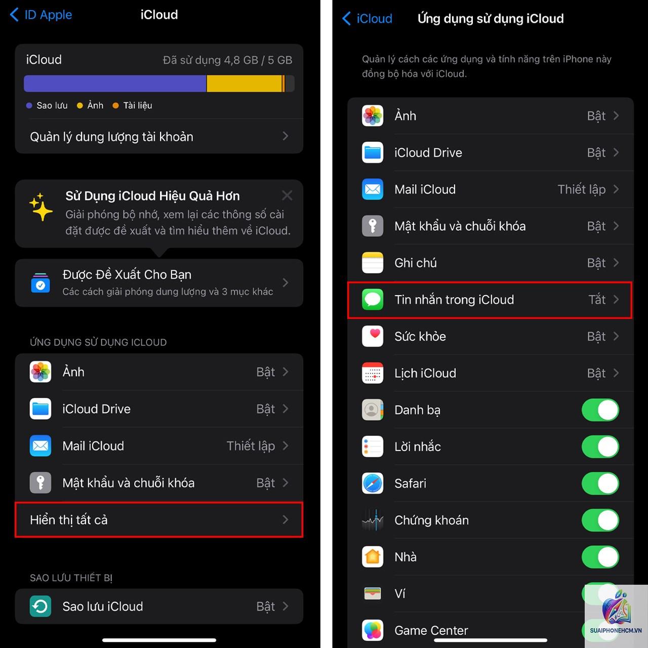 icloud không đồng bộ tin nhắn - Hình 3