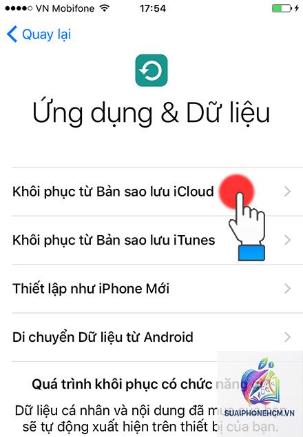 icloud không khôi phục được dữ liệu - Hình 3