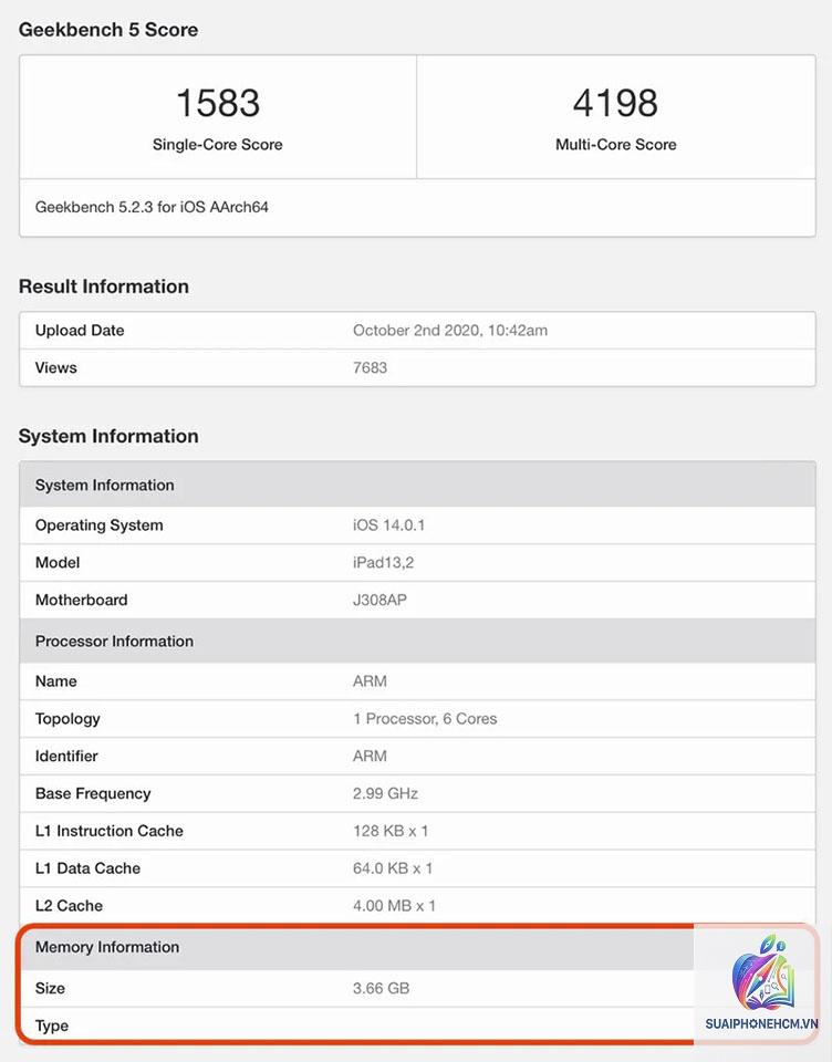 ipad bao nhiêu ram - Hình 3