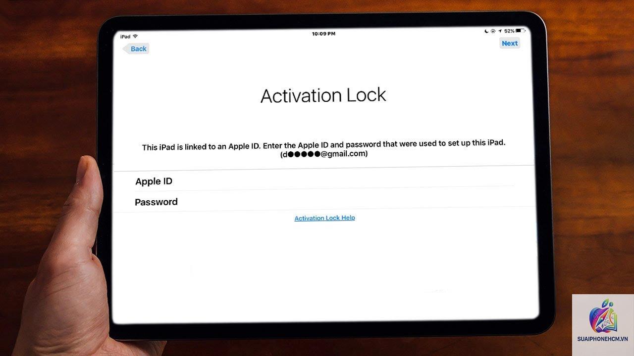 ipad bị khóa icloud - Hình 1