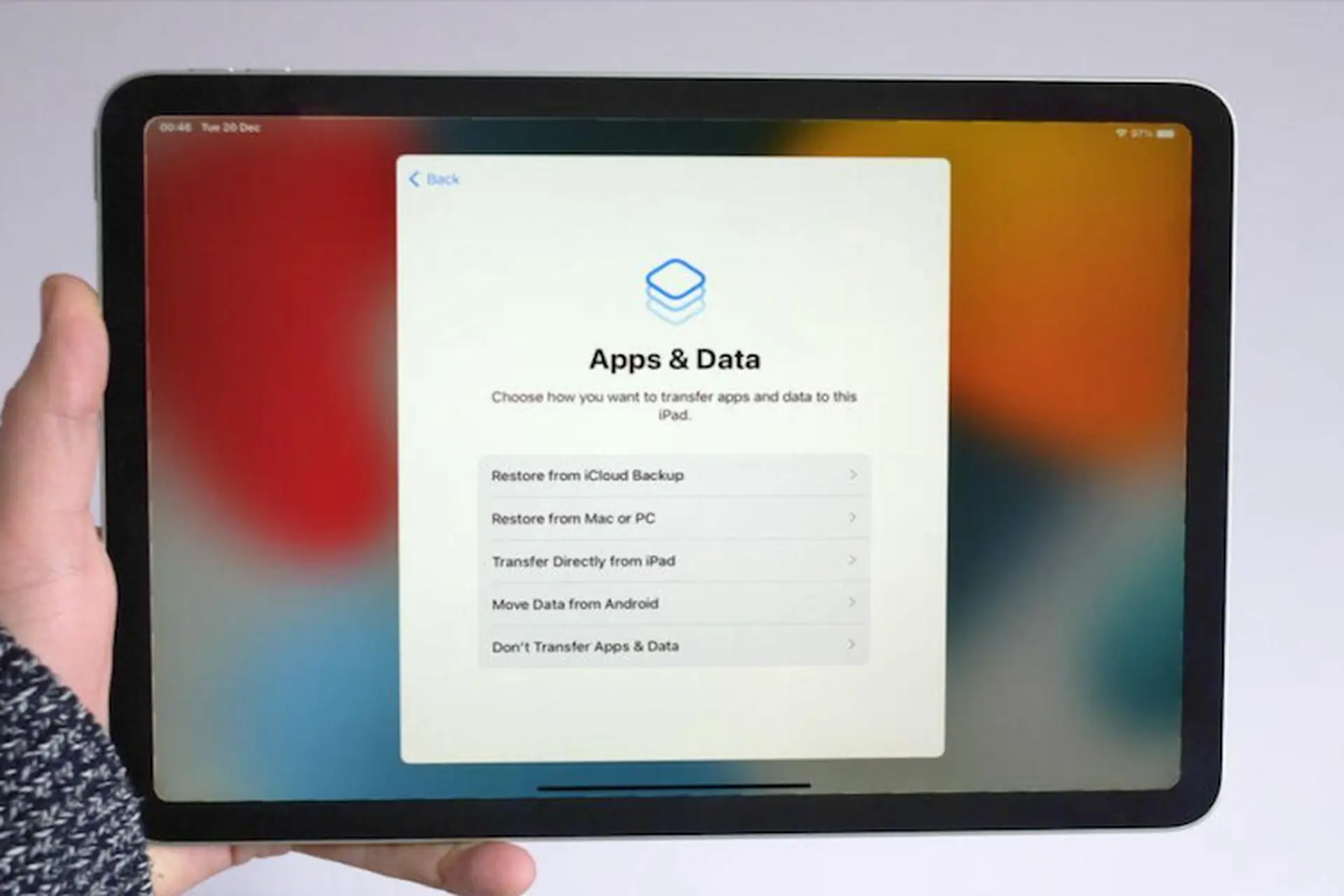 ipad cách backup dữ liệu - Hình 3