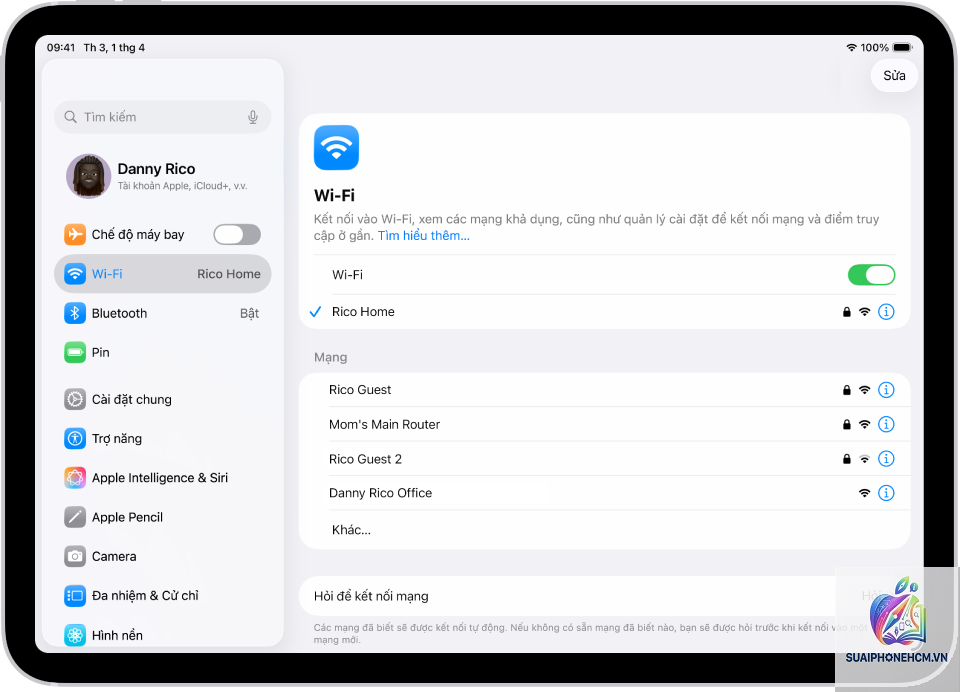 ipad cách kết nối wifi - Hình 5