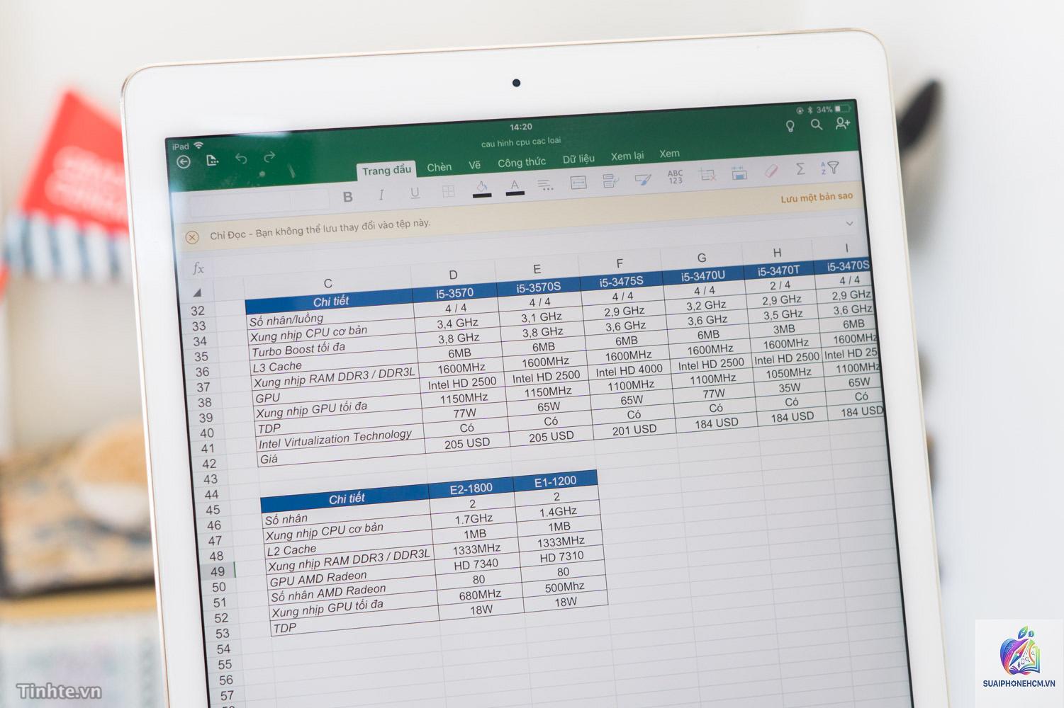 ipad cho excel - Hình 2