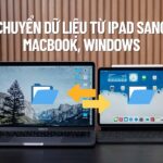 ipad chuyển dữ liệu sang macbook