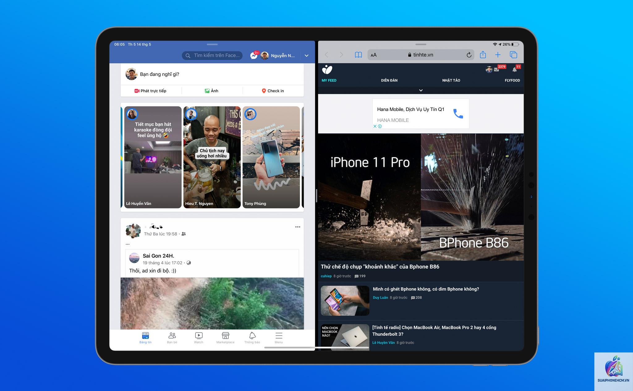 ipad có dùng facebook được không - Hình 1