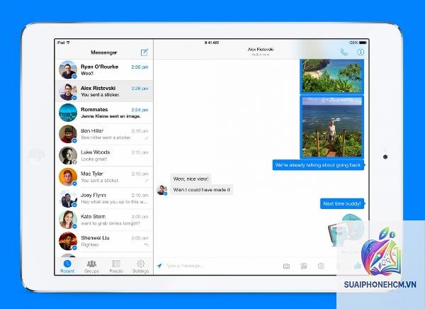 ipad có dùng messenger được không