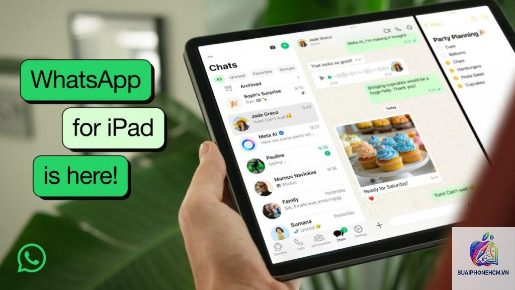 ipad có dùng whatsapp được không