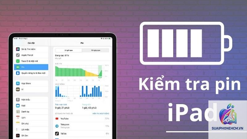 ipad kiểm tra pin - Hình 3