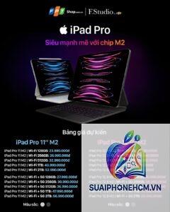 ipad pro giá bao nhiêu