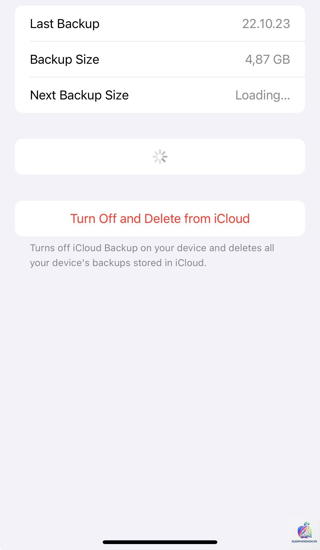 iphone backup icloud bị thất bại - Hình 5