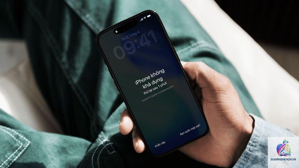 iphone bị khóa bảo mật - Hình 3