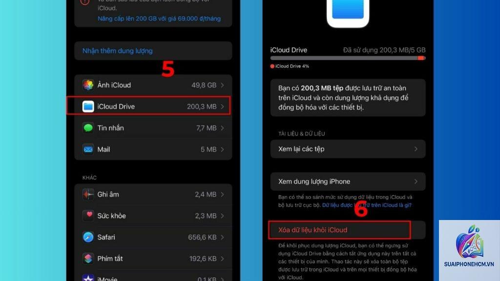 iphone đồng bộ icloud bị lỗi