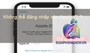 iphone không sync được apple id