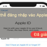 iphone không thể đăng nhập apple id mới