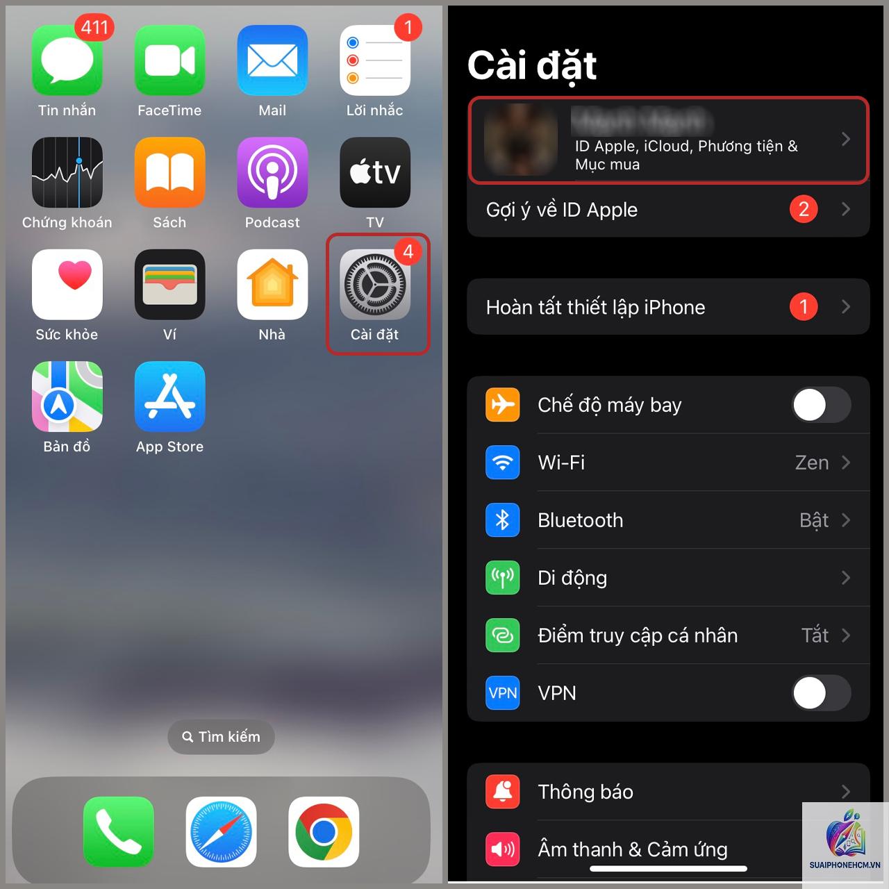 iphone quên mật khẩu icloud - Hình 4