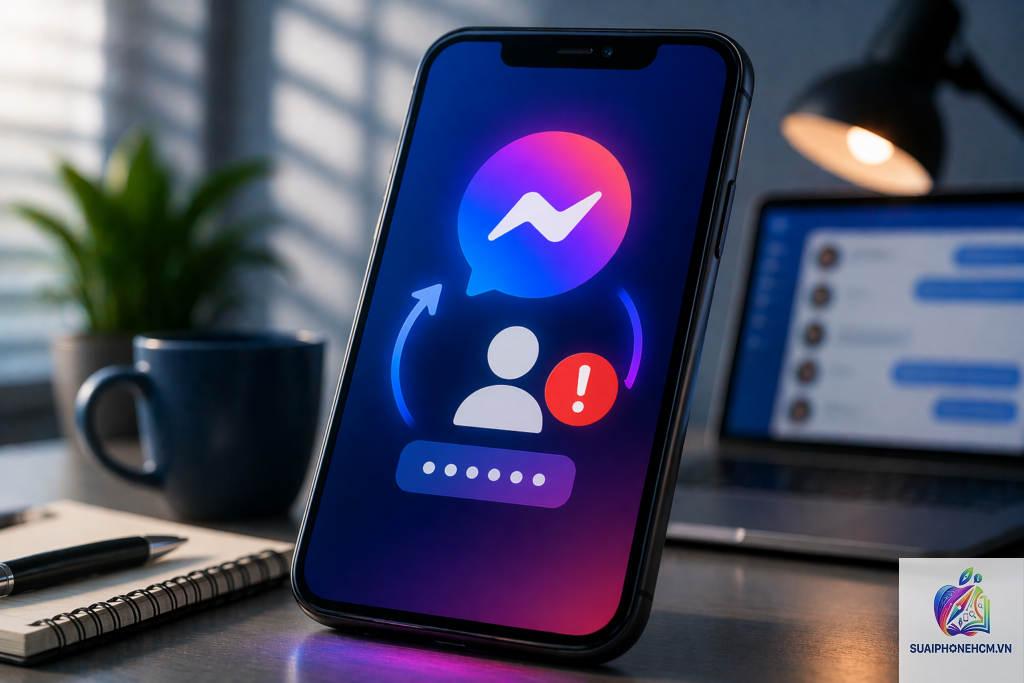 messenger bị đăng xuất liên tục trên iphone