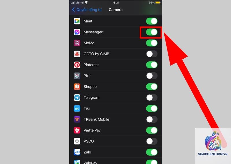 messenger không bật được camera trên iphone - Hình 2