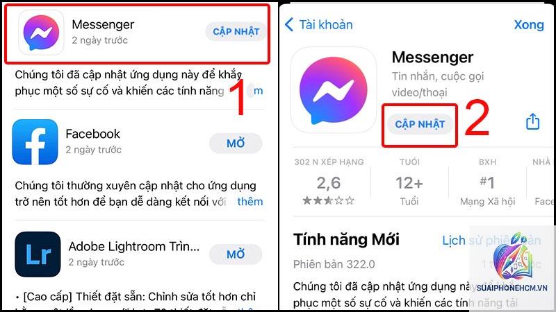 messenger không cập nhật được trên iphone - Hình 2