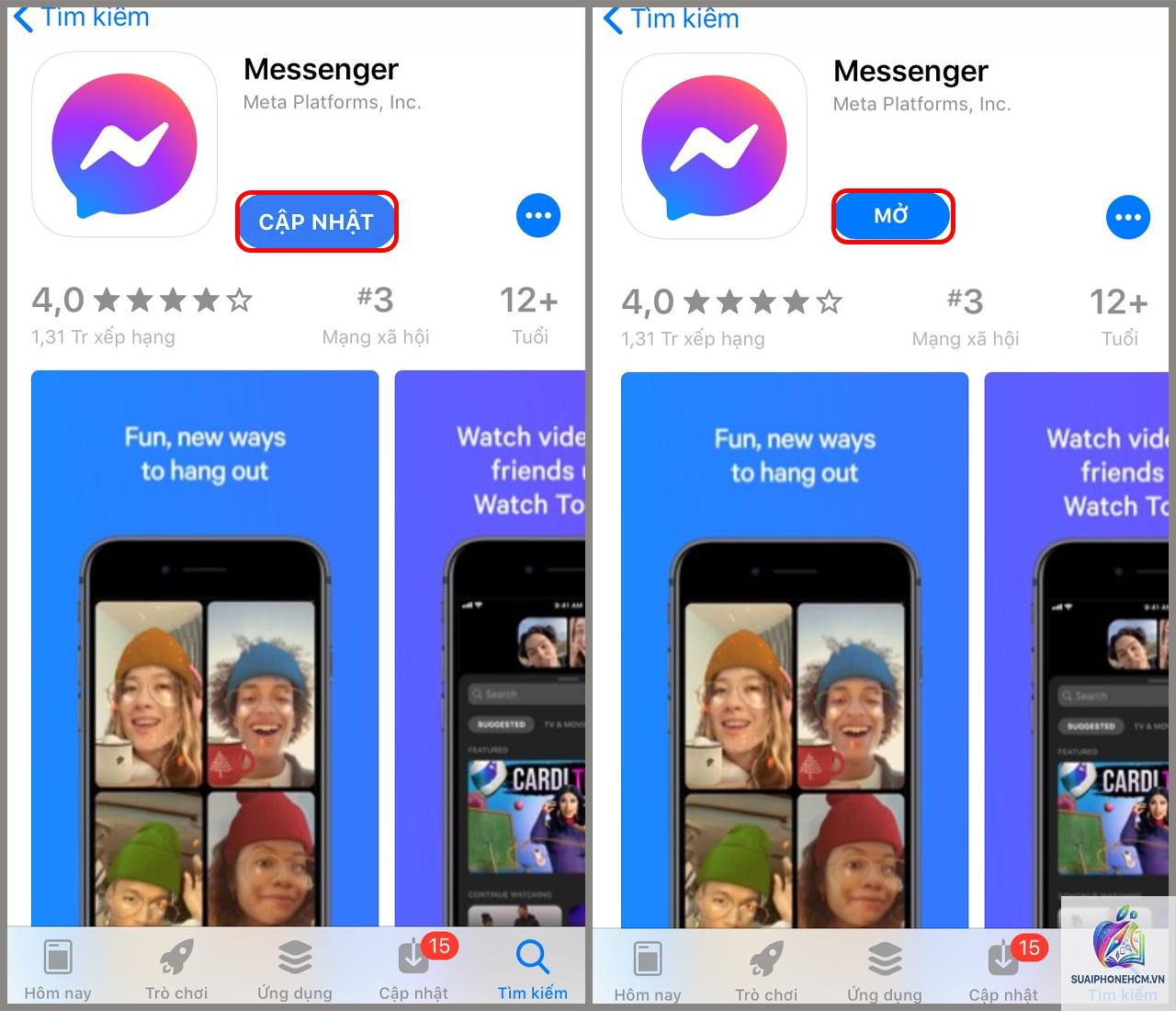 messenger không cập nhật được trên iphone - Hình 3