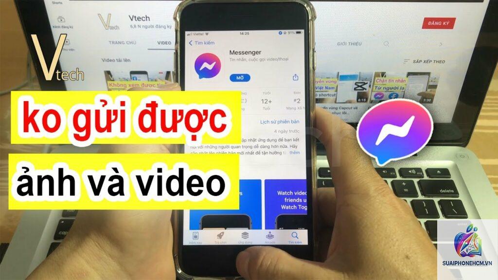 messenger không gửi được video trên iphone