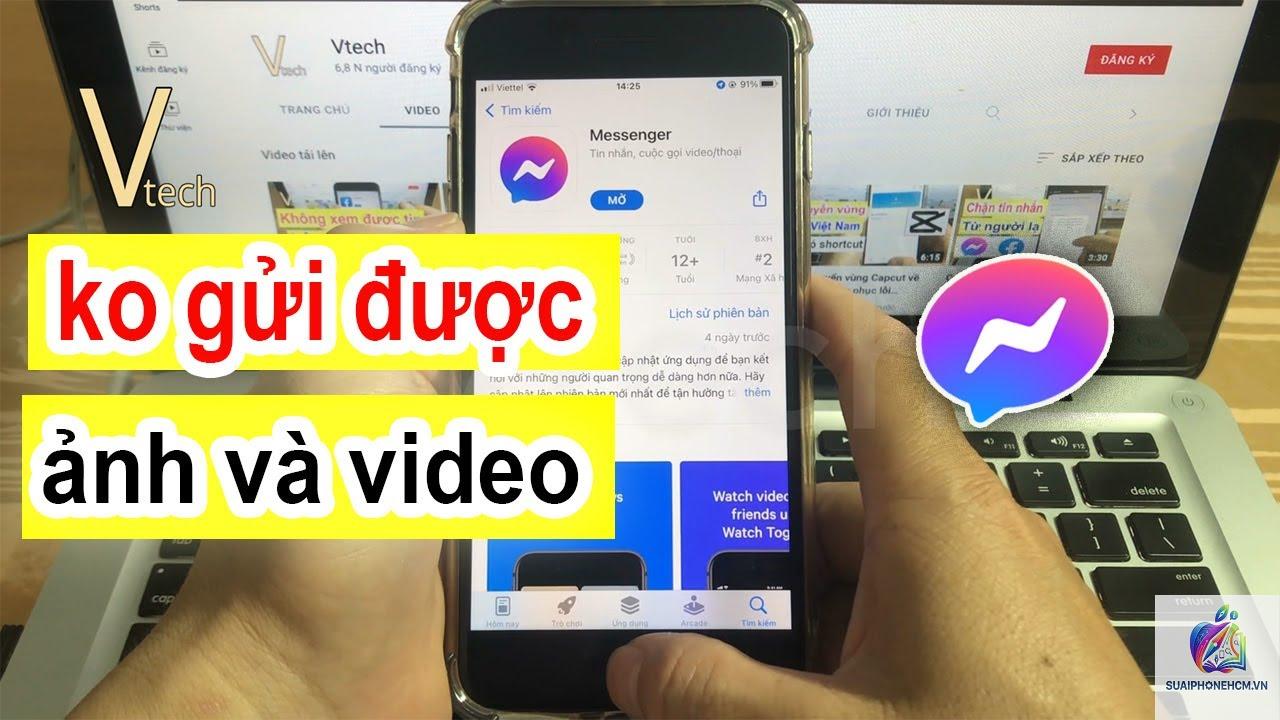 messenger không gửi được video trên iphone - Hình 1