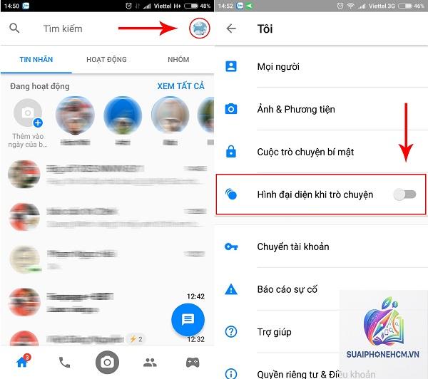 messenger không hiển thị ảnh đại diện trên iphone - Hình 2