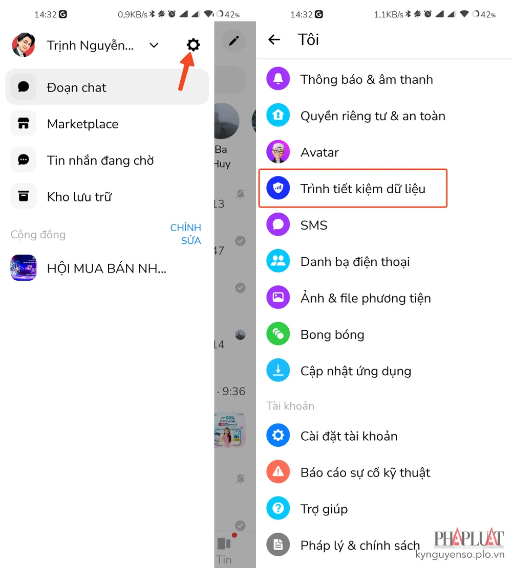 messenger không hiển thị ảnh đại diện trên iphone - Hình 1