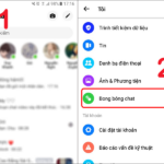 messenger không hiển thị bong bóng chat trên iphone