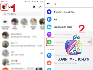 messenger không hiển thị bong bóng chat trên iphone