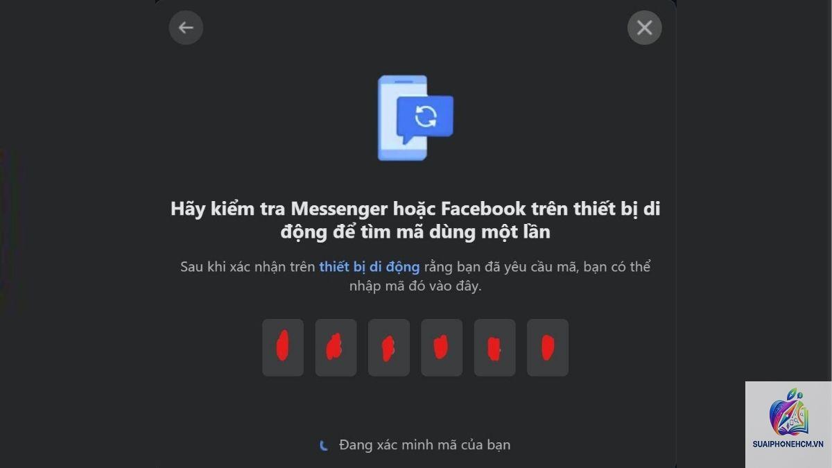 messenger không nhận mã xác thực trên iphone - Hình 3